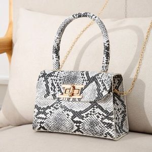 Snakeskin Satchel